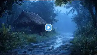 Thunder and Rain Sounds for Sleeping or Relaxing - Heavy Thunderstorm Sounds for Deep Sleep