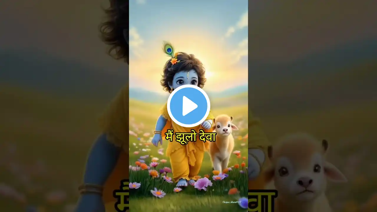 अरे जागो जागो जागो मोरे किशन कन्हैया जागो I #shortsfeed #krishna #ytshorts