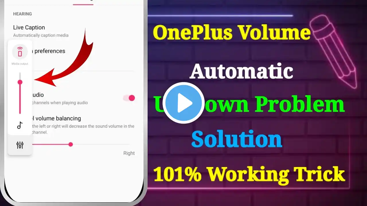 OnePlus Volume Automatically Goes Up And Down | OnePlus Volume Automatically Goes Down