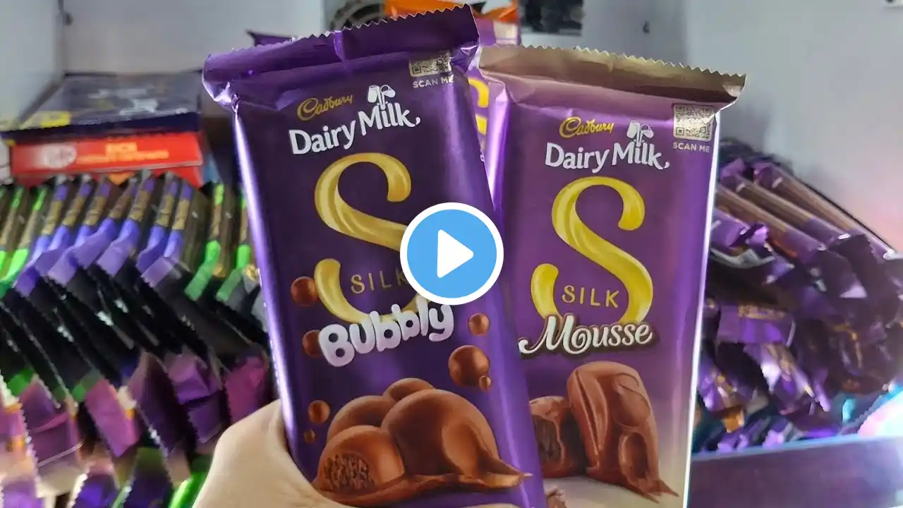 🤤Cadbury Dairy Milk Silk Mousse & Bubbly❤️🫠🍫#chocolate #shorts #love #Silk #video #viral #shortvideo