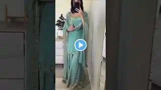 beautiful Latest sharara suit।how to sharara suit।fancy design sharara suit।#shortsvideo #yt