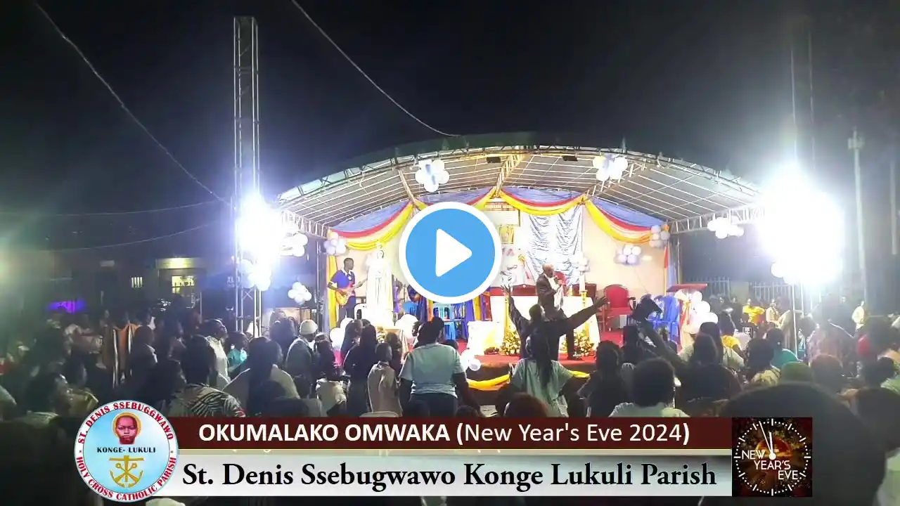 HOLY MASS: New Year's Eve (EBENEZER NIGHT, 31st December 2024)