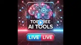 🔴 LIVE: Top Free AI Tools You Must Try in 2025! 🚀 #aitools #ai #learnwithme