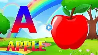 A for apple b for bus , abcd kids song, abcd rhymes video, abcd learning, | #kidstvenglish1