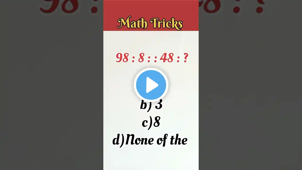 Find the missing number।। number analogy।। reasoning classes