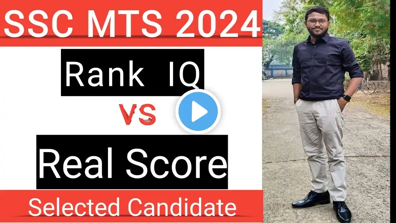 SSC MTS cut off Prediction | Rank iq vs Real Score | My Scorecard mts 2022