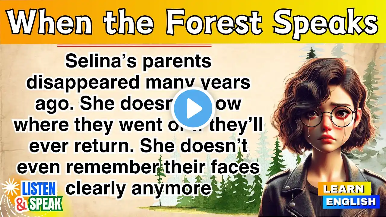 Learn English Through Story | When the Forest Speaks | English Listening Practice & Storytelling