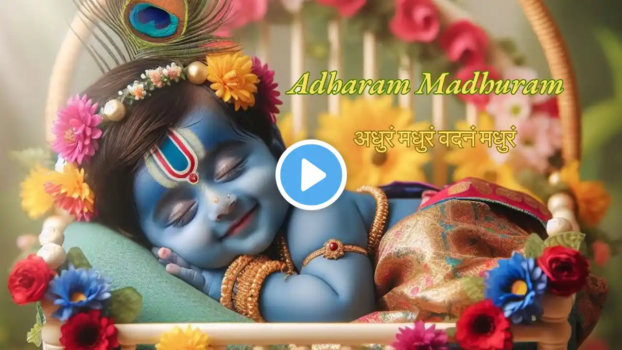 Adharam Madhuram | krishna bhajan | bhakti song#krishnabhajans #lordkrishana #adharammadhuram