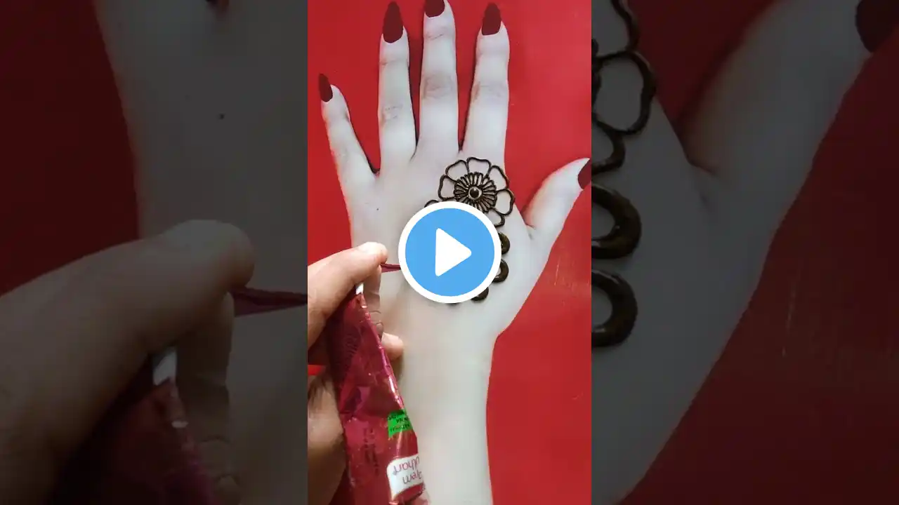 easy back hand mehndi design||latest mehndi design for hand||new stylish unique mehndi design