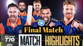 T10 league Abu Dhabi 2024 / Final match/Deccan gladiators vs Morrisville samp army/ December 2