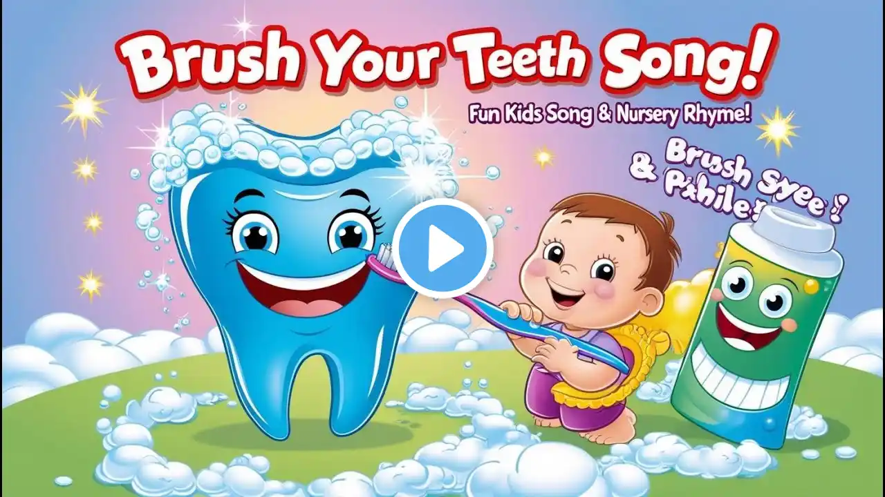 Brush Your Teeth Song! 🦷🎶 | Fun Kids Song & Nursery Rhyme for Healthy Smiles!