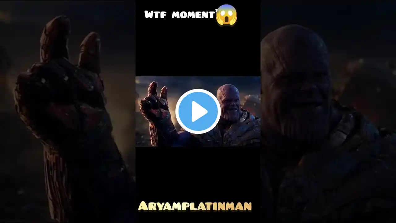 Marvel WTF moments 😱💥💯#viral#shorts#peterparker#coldestmoment#transition#rdj#spiderverse#wtf #thanos