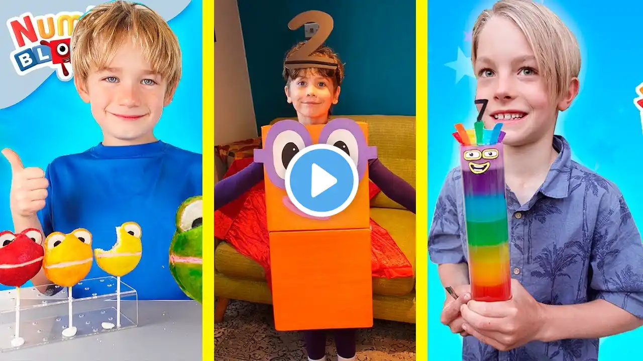 Get Arty and Crafty! | Counting Makes and Bakes for Kids | @Numberblocks