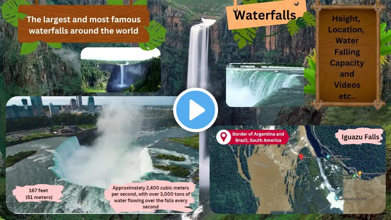 Amazing Waterfalls | The World's Most Amazing Waterfalls | #waterfall #waterfalls #amazing