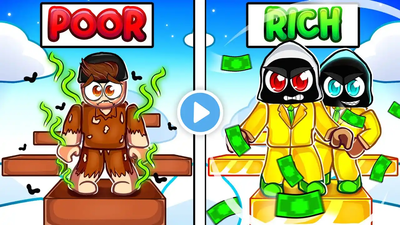 RICH VS POOR Obby With RoBros! (Roblox)