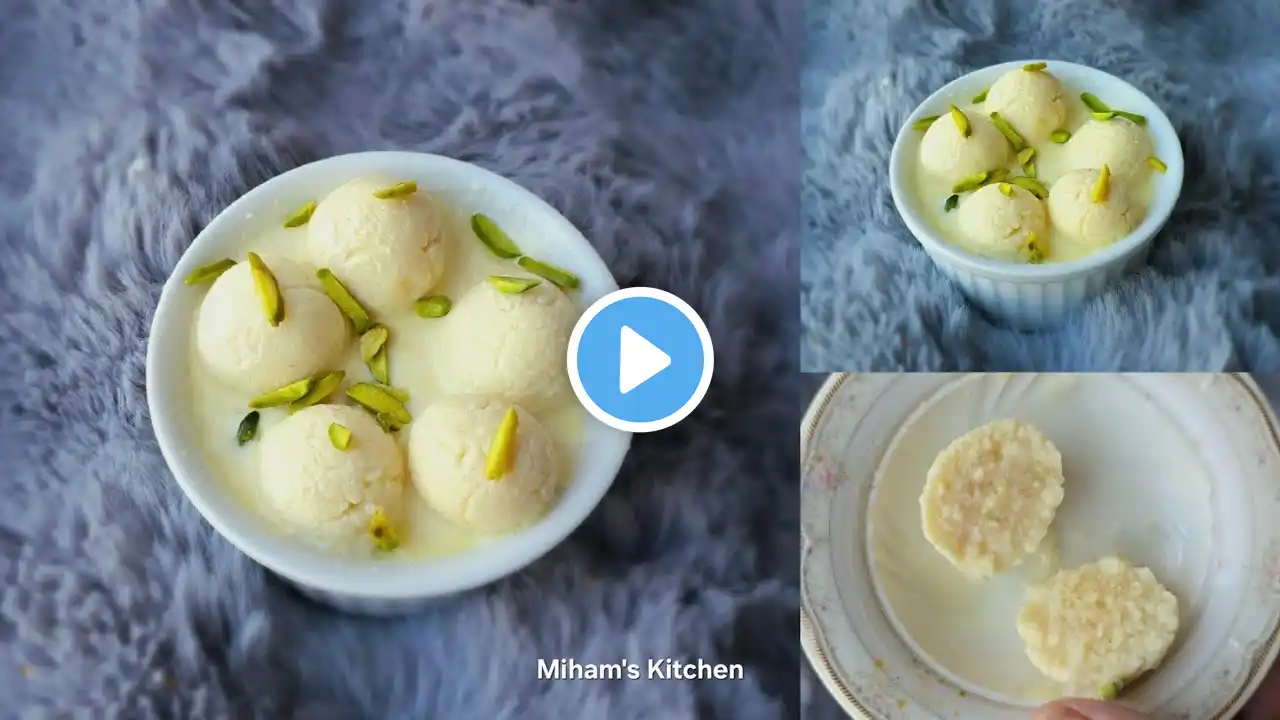 Make DELICIOUS Rasmalai with Milk Powder at Home!😋 Recipe #62