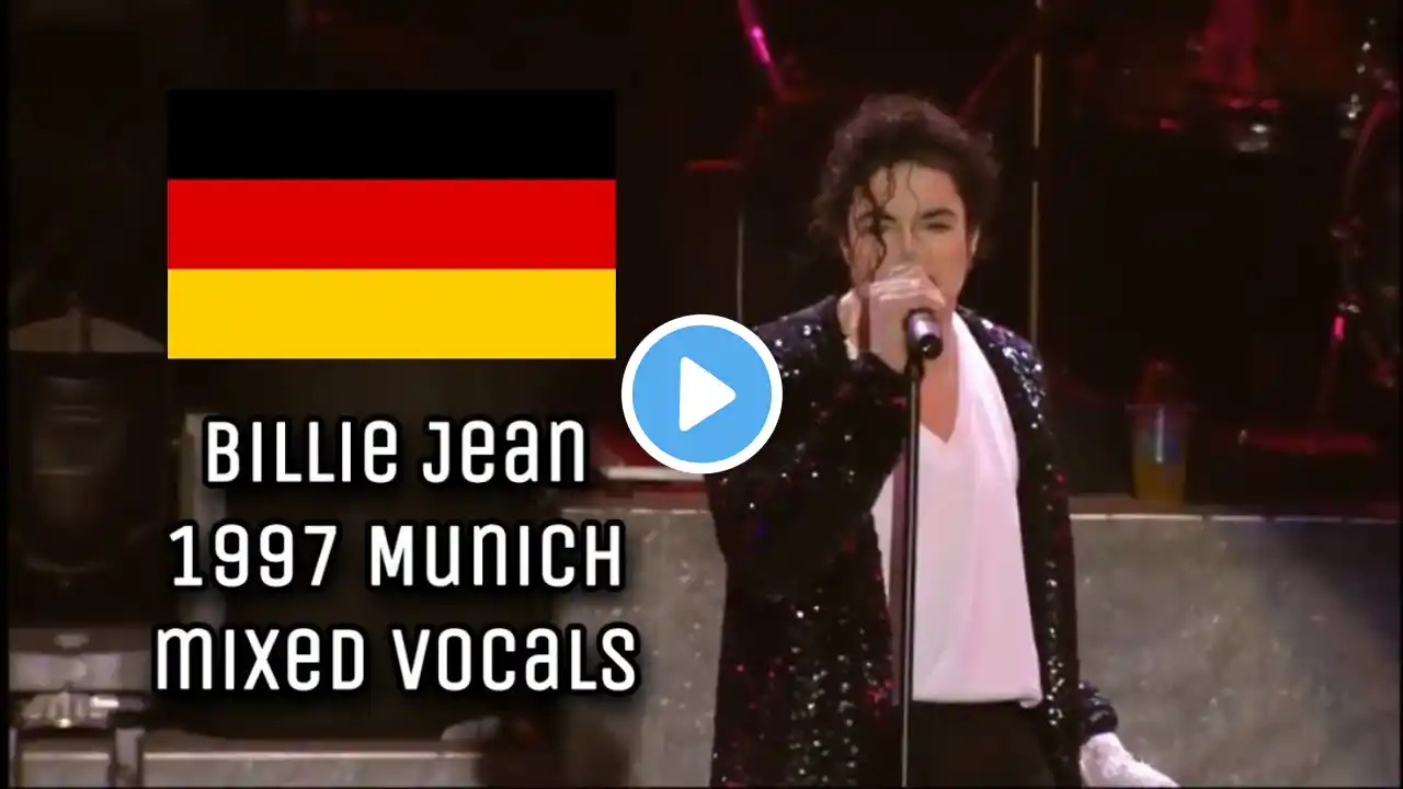 Michael Jackson - Billie Jean Munich July 6th 1997 LIVE Vocal Mix | 2022 OPEN MIC