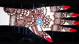 New stylish Arabic mehndi design simple and easy back hand