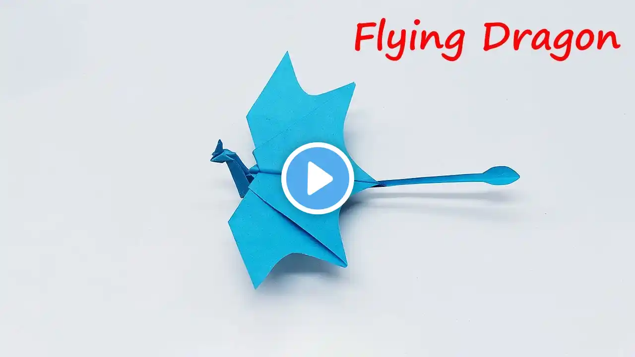 Flying Super Dragon Plane - How to Make a Paper Dragon Plane