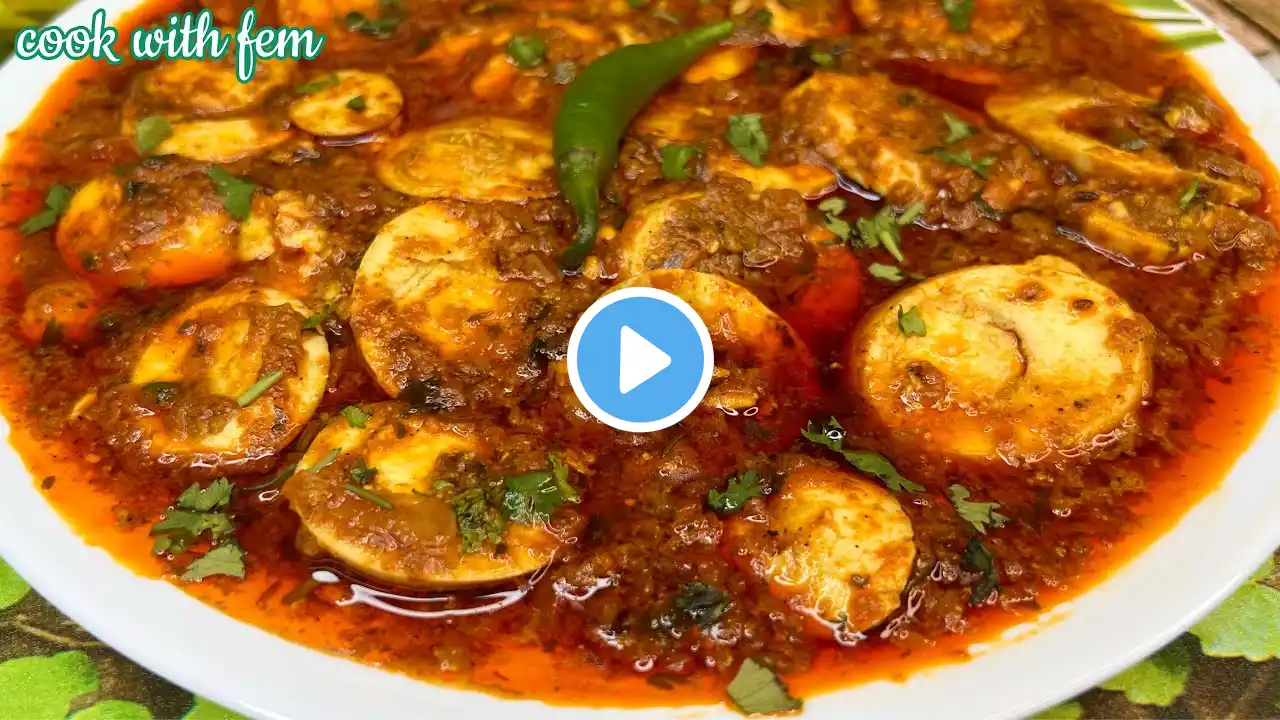 15 Minute Instant Tasty Egg Recipe - ANDA TIKKA MASALA - Sab Se Tasty Anda Masala Recipe Egg Masala