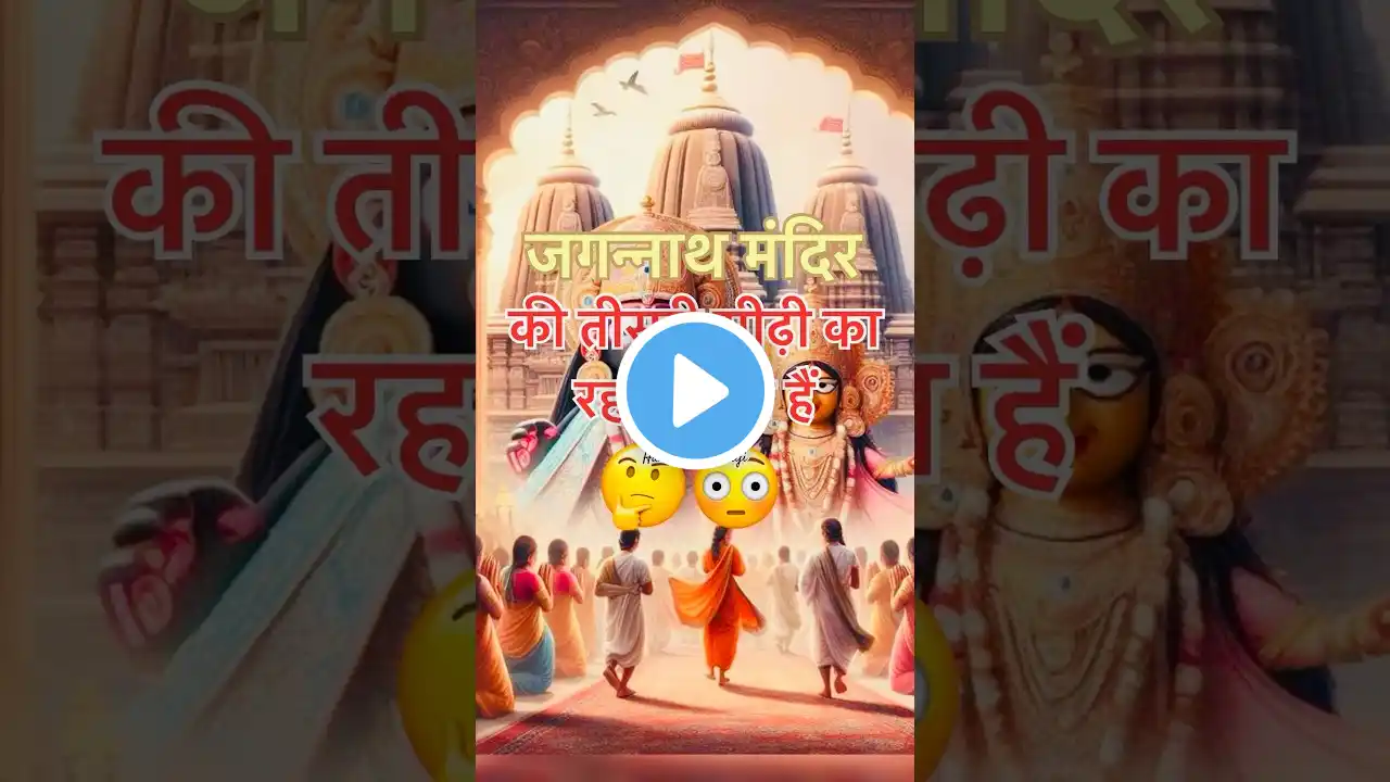 जगन्नाथ मंदिर की तीसरी सीढ़ी का रहस्य क्या हैं 😱🤔😳 #jagannath #shorts #yt