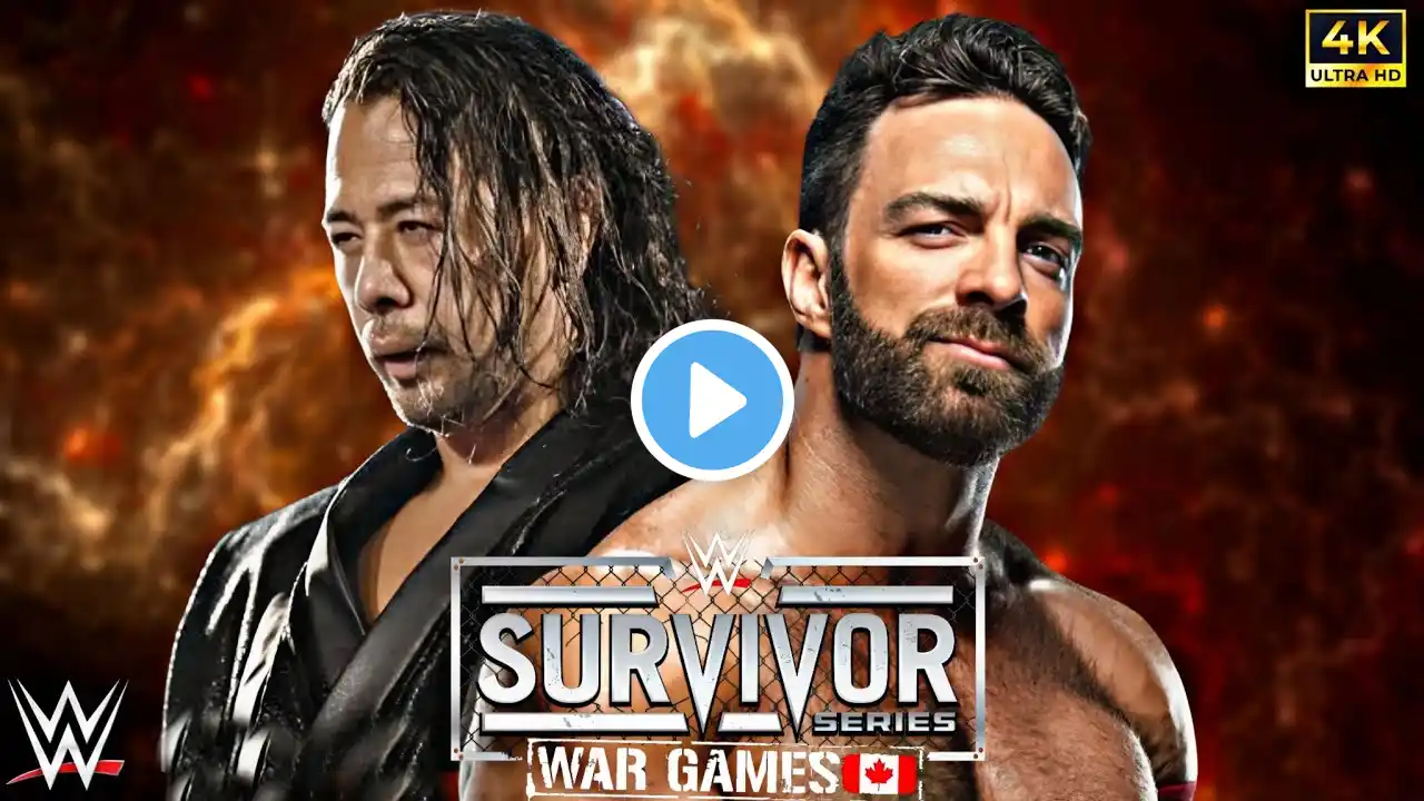 LA Knight vs Shinsuke Nakamura US Championship Match | WWE Survivor Series War Games - 2024