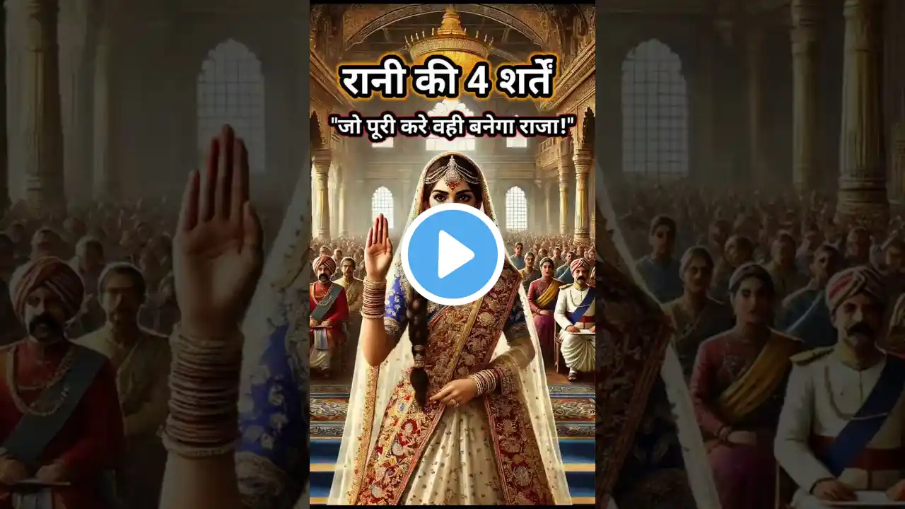 रानी की 4 शर्तें ⚔️👑 |Hindi Story #shorts #story #viral