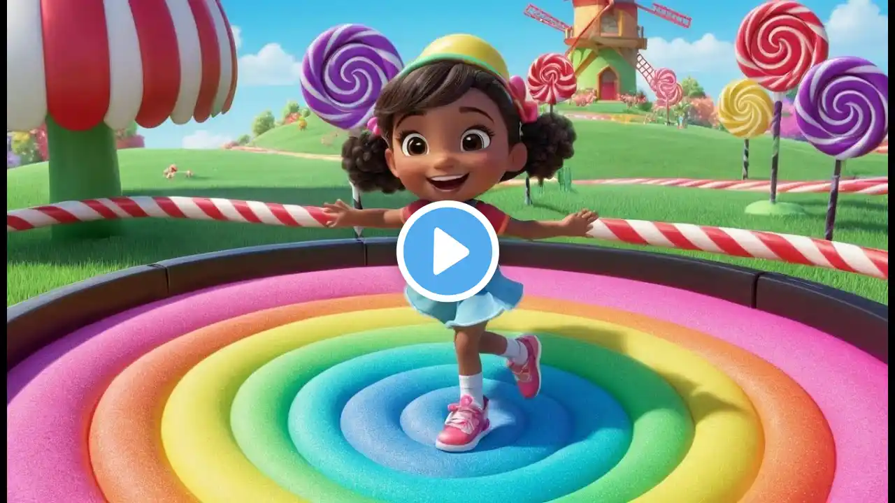 Dance Around the Lollipop Tree Rhyme Song | Popular Nursery Rhyme
