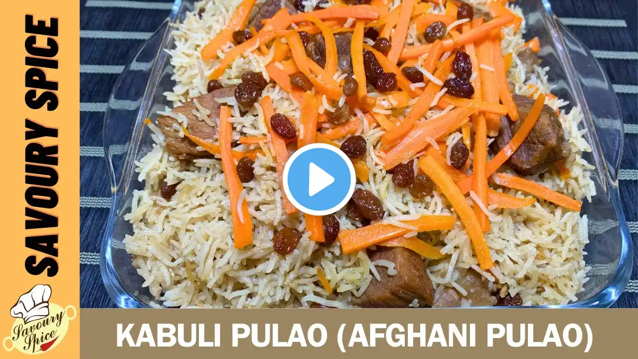 Kabuli Pulao Recipe | Afghani Beef Pulao | Peshawari Pulao Recipe By Savoury Spice