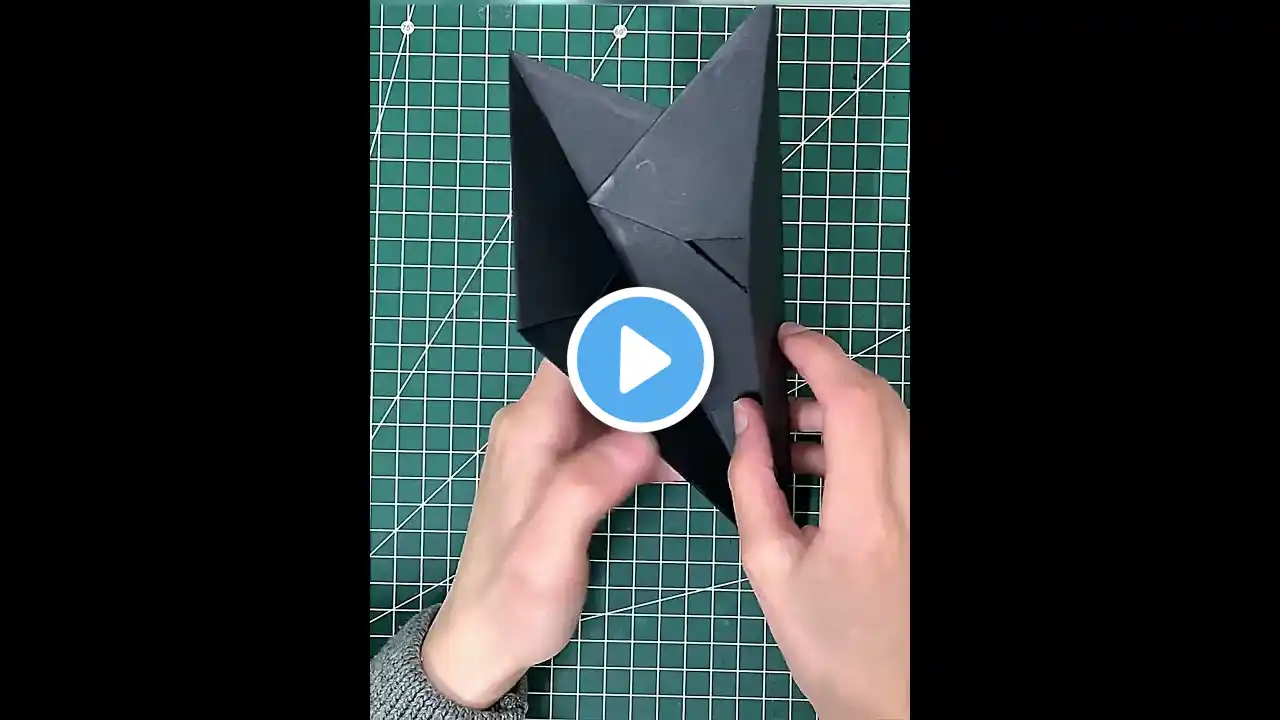 How to make NARUTO KUNAI FROM A4 PAPER #shorts #origami #kunai #ninjaweapon