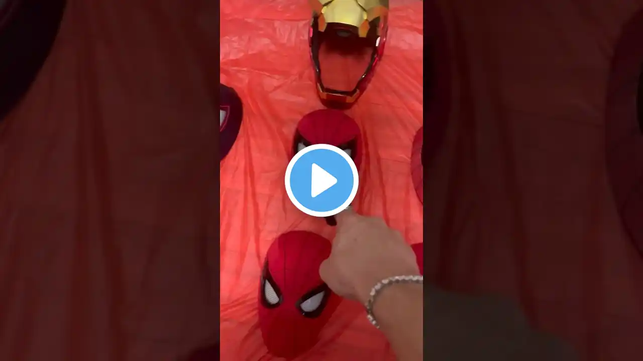 Real life Spiderman Webshooters and Mask #acrossthespiderverse #spiderman #marvel #webshooter #short