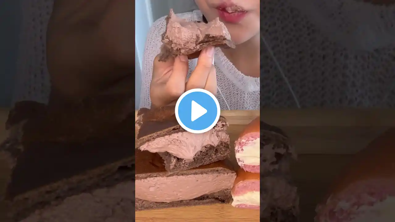 연세우유생크림빵(우유,초코,딸기바나나,커피)먹방 #shorts #asmr #mukbang #realsound #eatingsound #desser #빵먹방