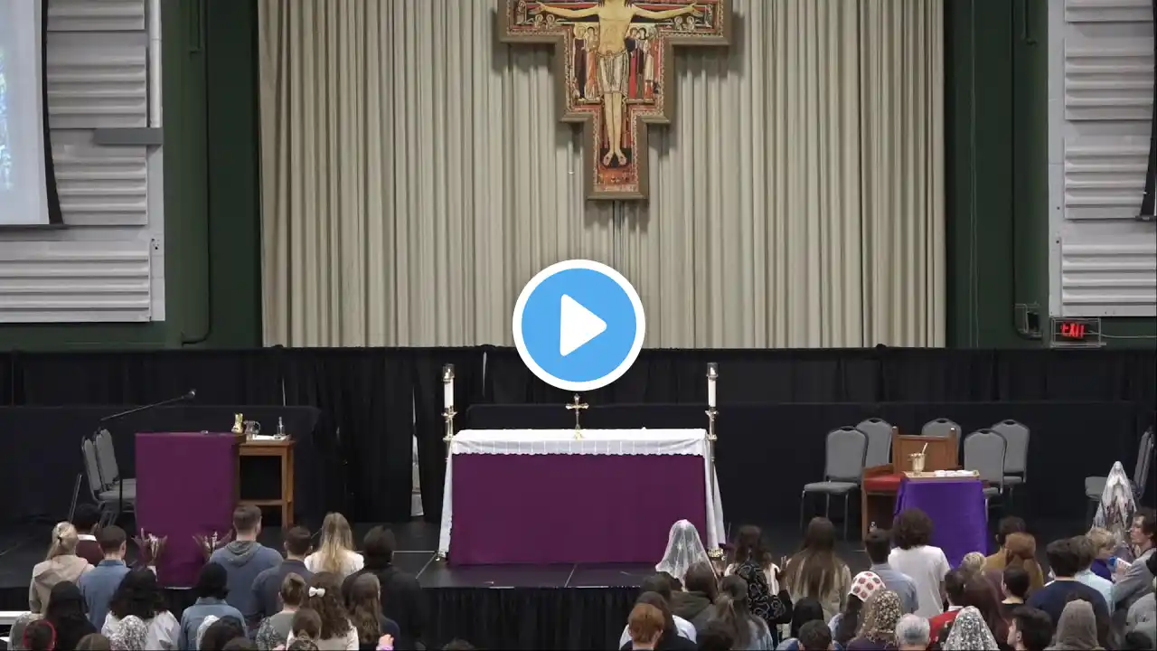 Holy Mass at Franciscan University of Steubenville