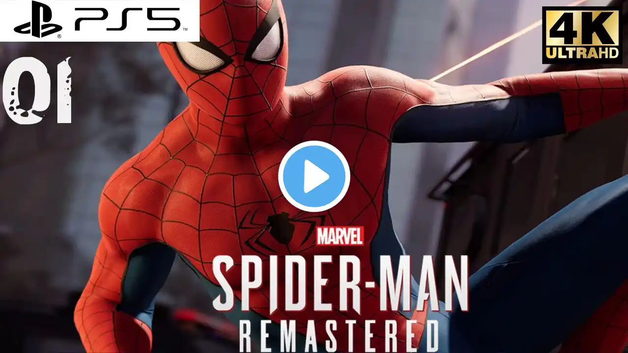 Marvel's Spider-Man Remastered (PS5) Walkthrough Part 1 The Main Event & King Pin Boss Fight