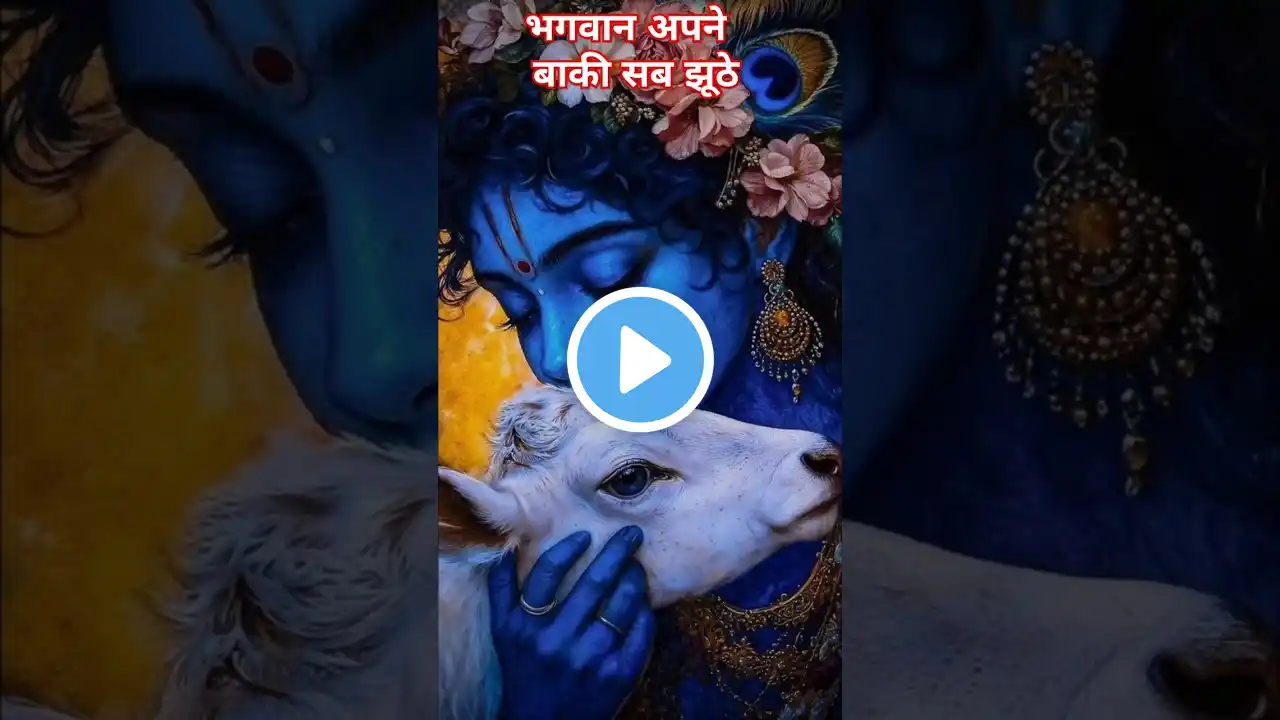 🙏🙏Radhe radhe🙏🙏#Radhe Krishna shorts,|| भगवान अपने बाकी सब झूठ||