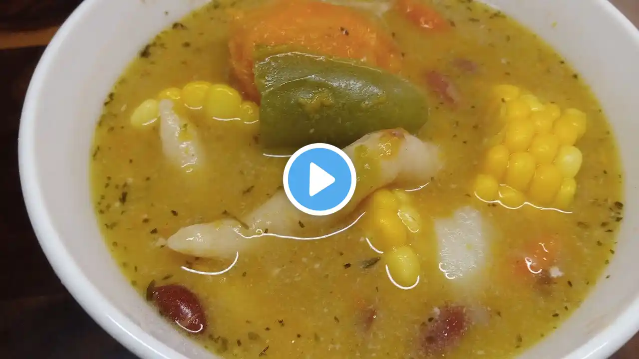 Instant Pot Jamaican Peas and Squash Soup | Easy Pressure Cooker Soup Recipe