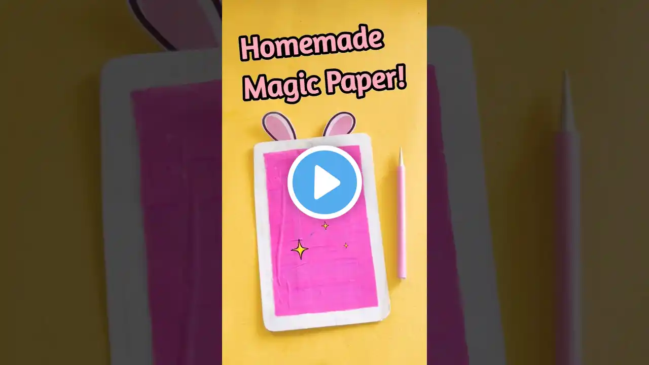 DIY Homemade Magic Paper 🤓🌈 easy paper craft/ best out of waste #shorts #papercraft #diy