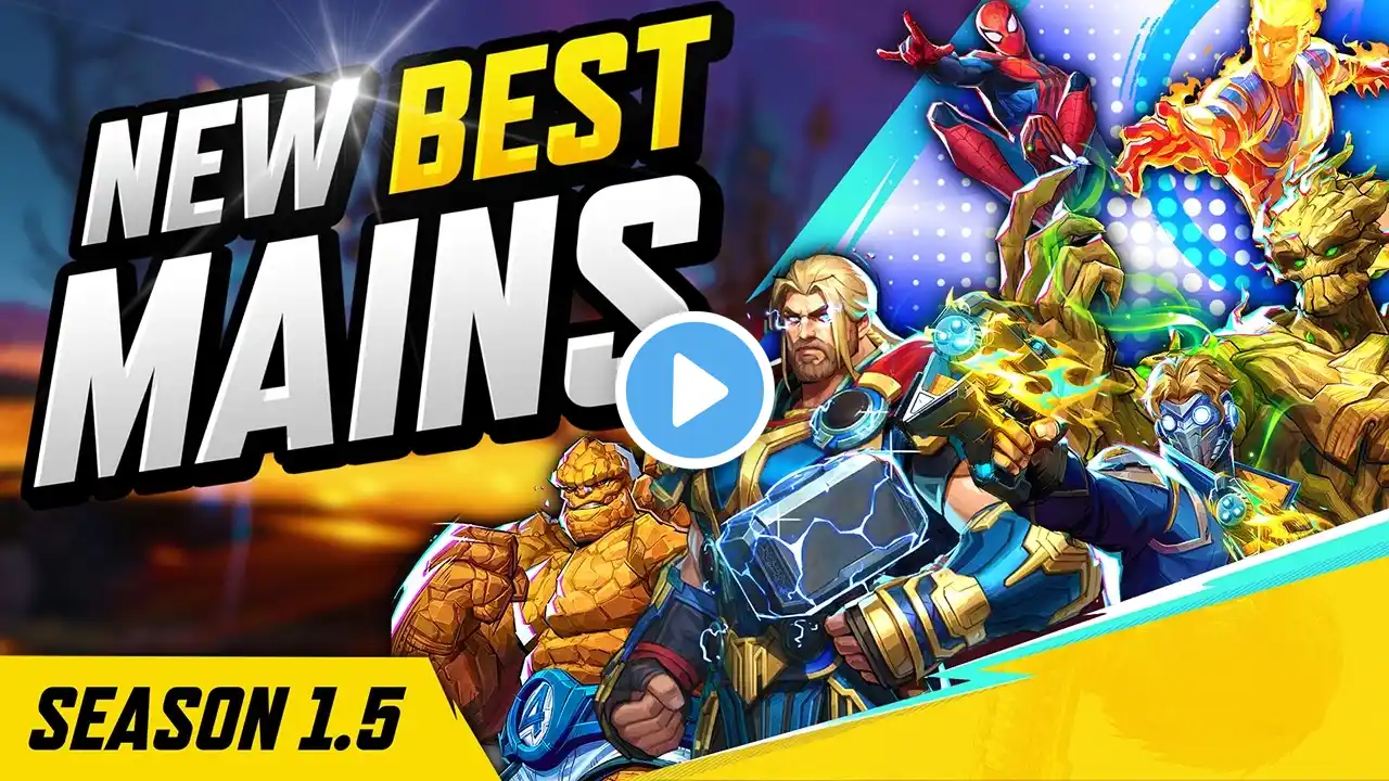 Find Your PERFECT Main! | New Best Heroes in Marvel Rivals Season 1.5 | EVERY Role: DPS Tank Support