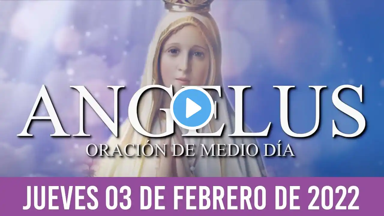 Ángelus de Hoy JUEVES 03 DE FEBRERO de 2022 ORACIÓN DE MEDIODÍA