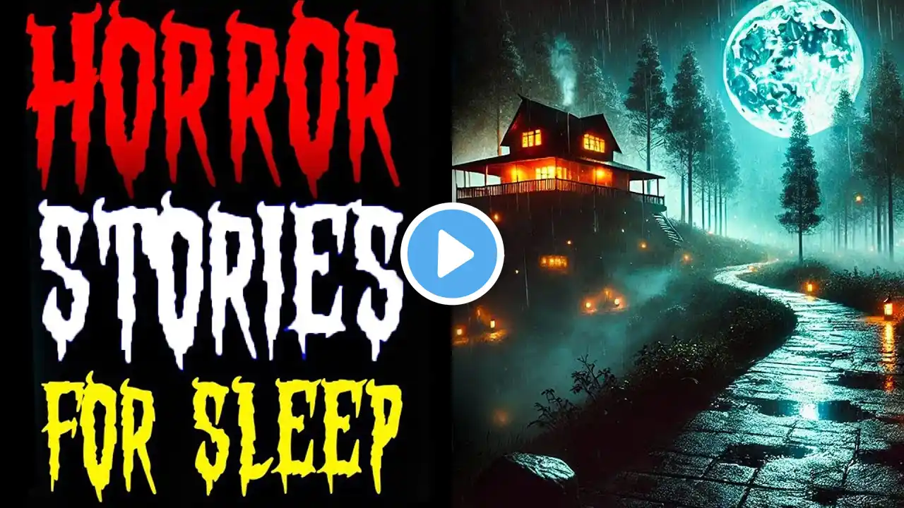 True Scary Stories with Rain Sounds | NO Ads | Relax & Sleep Fast –  Black Screen (Vol. 15)