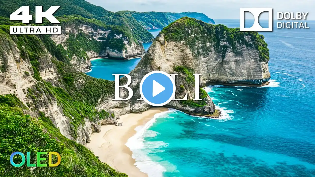 Bali 4K - Amazing Beautiful Nature Scenery with Cinematic Music | 4K Dolby Vision | 4K HDR 60fps