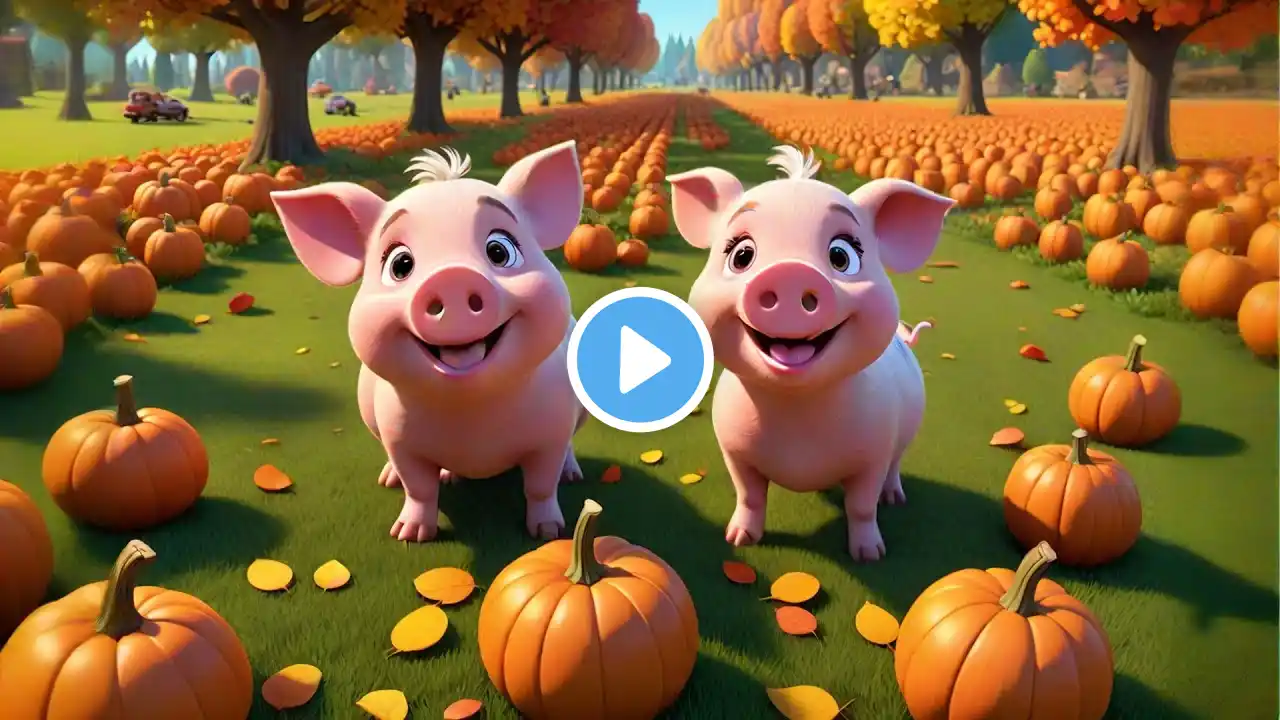 Five Little Pigs Play Hide and Seek | Fun Animal Song for Kids | Nursery Rhymes and Baby Songs