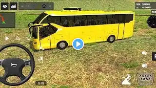 2024 Indonesia coach bus driving | Euro Bus  simulator 2025 Android  gameplay..