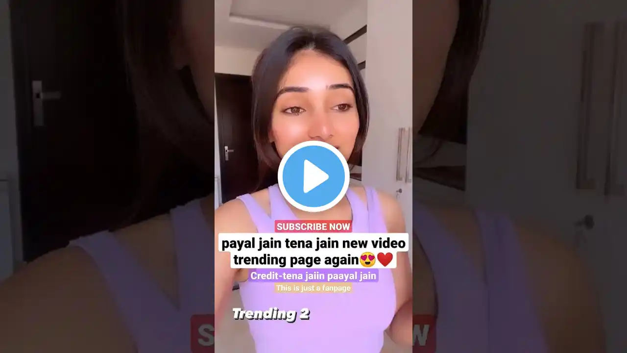 payal tena jain new video trending page again😍❤️ (credit-tena payal) this is just a fanpage #shorts