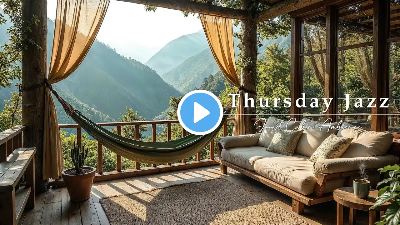 Thursday Morning Jazz In Lakeside | Smooth Jazz Music & Piano Instrumental Background for Relaxation