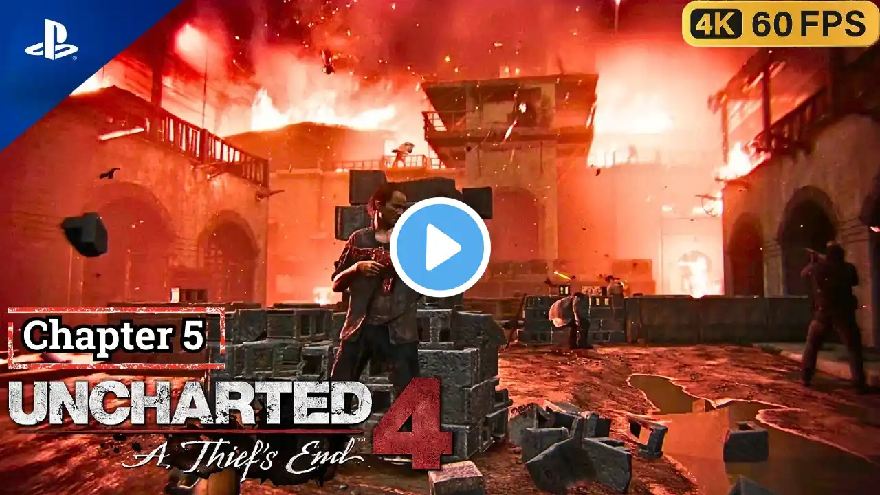 (PS5) UNCHARTED 4: A THIEF'S END☠️- CHAPTER 5 [4K 60FPS | ULTRA GRAPHICS | NO COMMENTARY