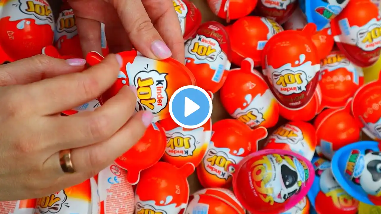 👑💗Yummy Kinder Joy egg, Kinder Surprise opening video ASMR Videos💗 #8