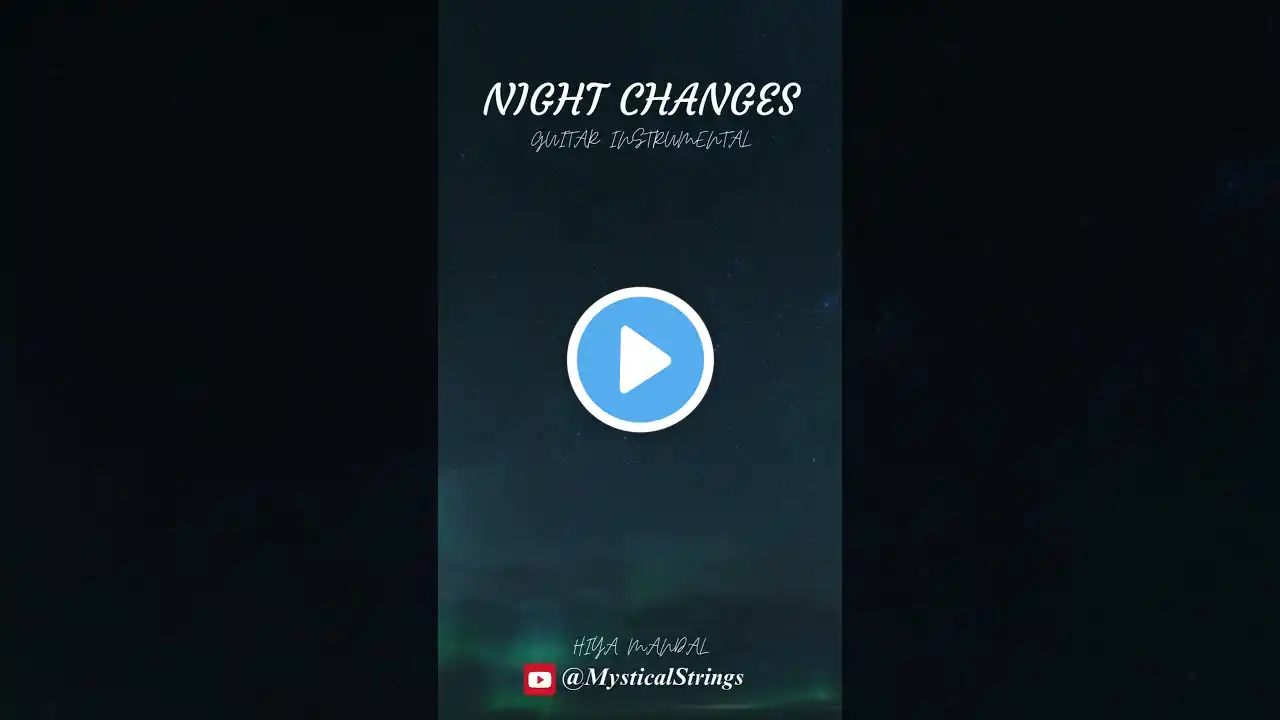 Night Changes | Guitar Instrumental | One Direction