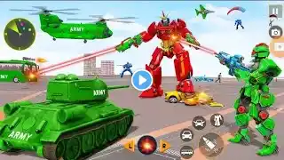 Army Bus Robot Car Game 3d-Android Gameplay