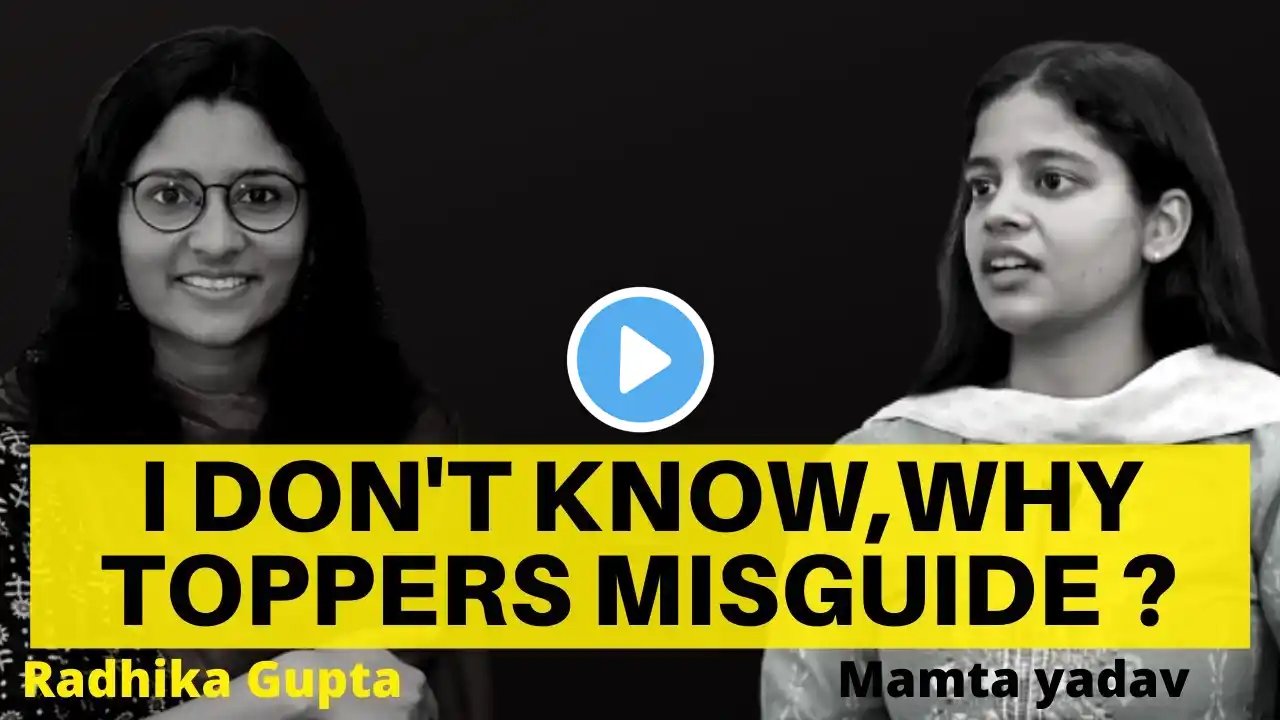 Why toppers always misguide regarding newspaper reading ? | Mamta Yadav | Radhika Gupta | UPSC 2020